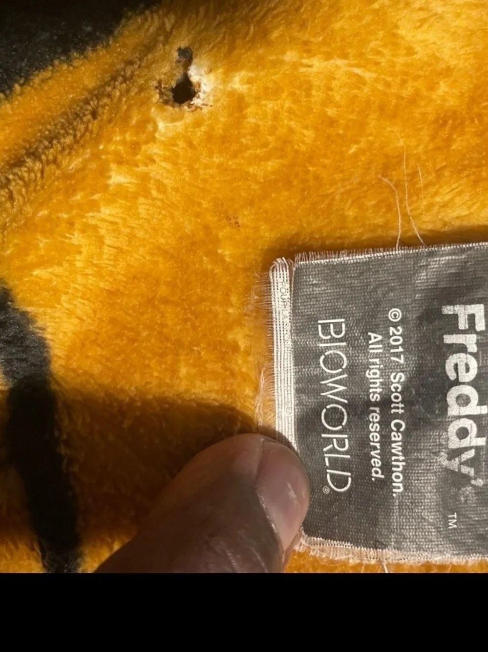 Rare Hard To Find Five Nights At Freddy’s Plush Throw Blanket 2016 FNAF